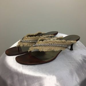 Dolce & Gabbana “Juta Bruciato” Slides